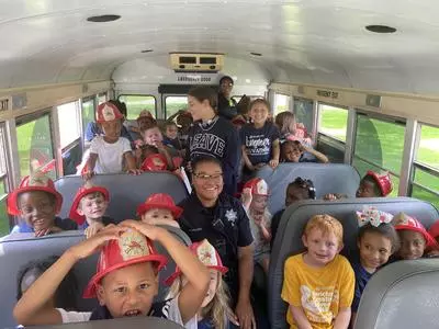Officer on the bus
