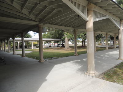 BSL Community Hall Exterior Green Space and Covered Walkways